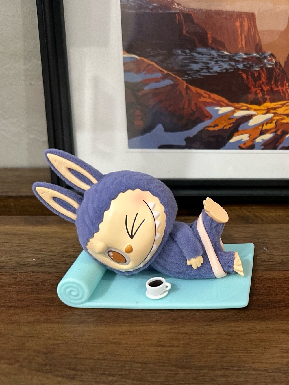 THE MONSTERS Lazy Yoga Series Figures Americano Labubu